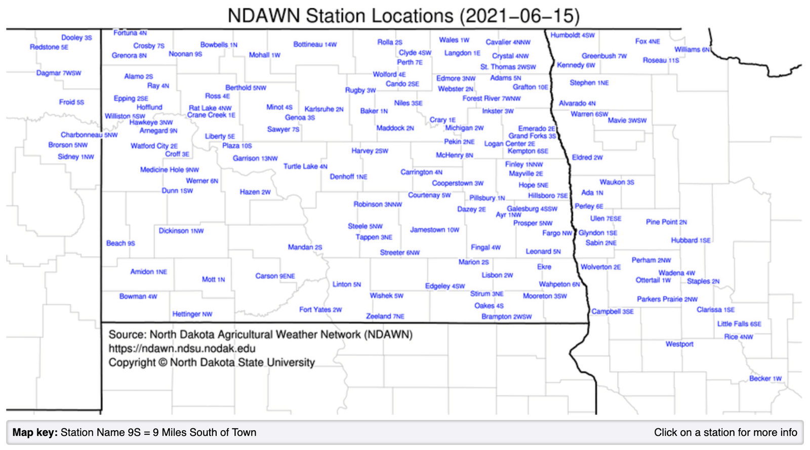 How NDAWN grew from 132 to 167 Weather stations